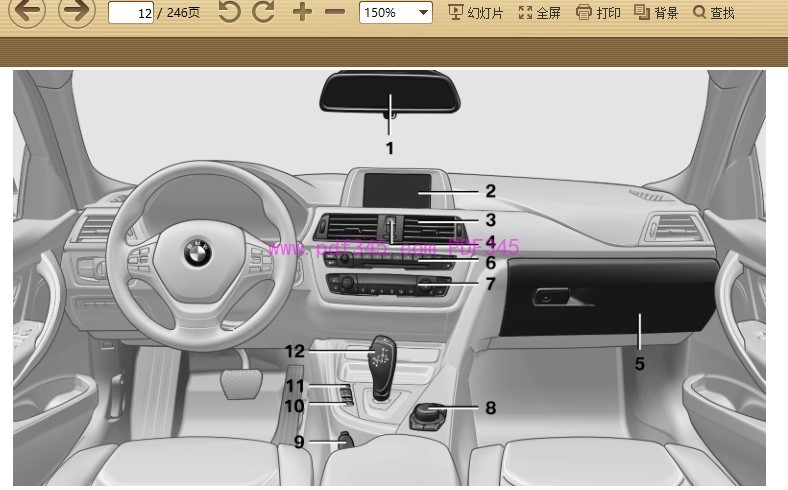2013-2016 宝马320i 328i用户使用手册 车主操作指南2014-2015