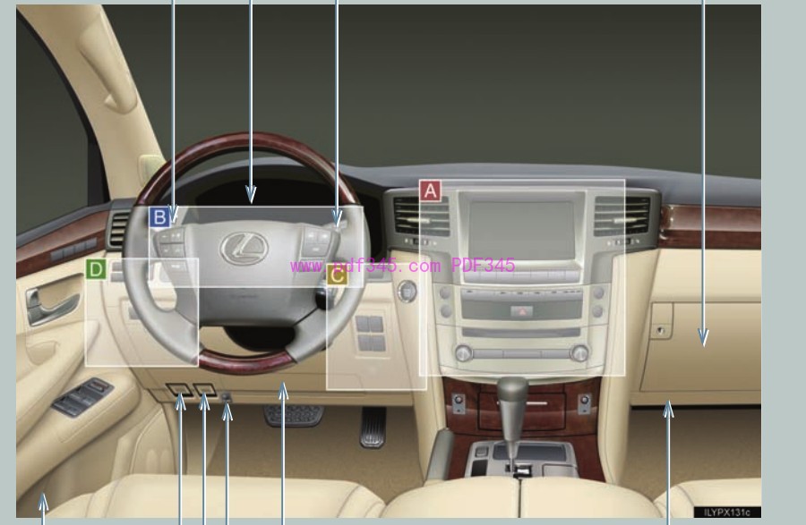 2012-2014 雷克萨斯LX570车主使用说明书 用户指南2013